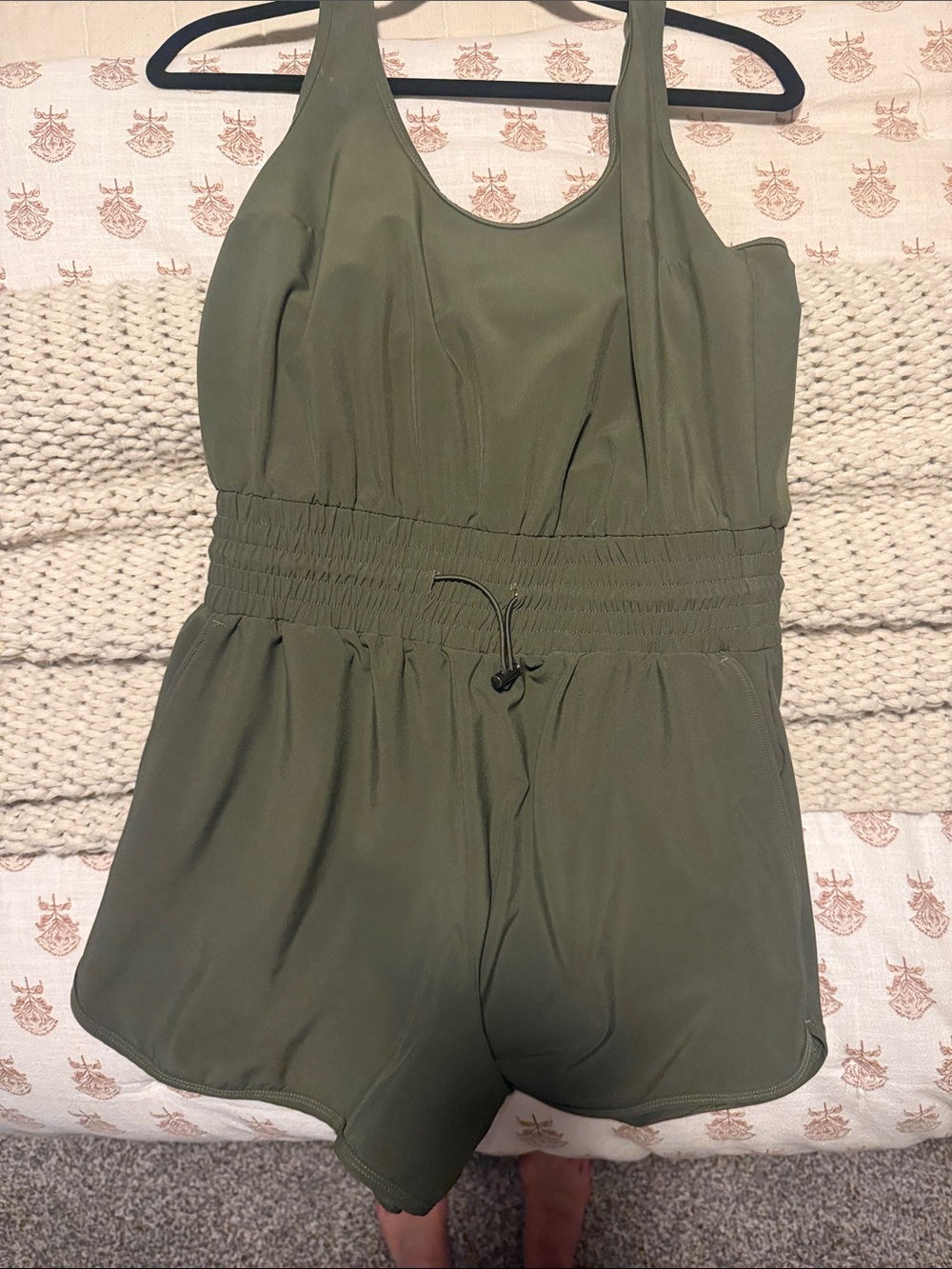 Abercrombie & Fitch Olive Green One-Piece Romper women’s size small